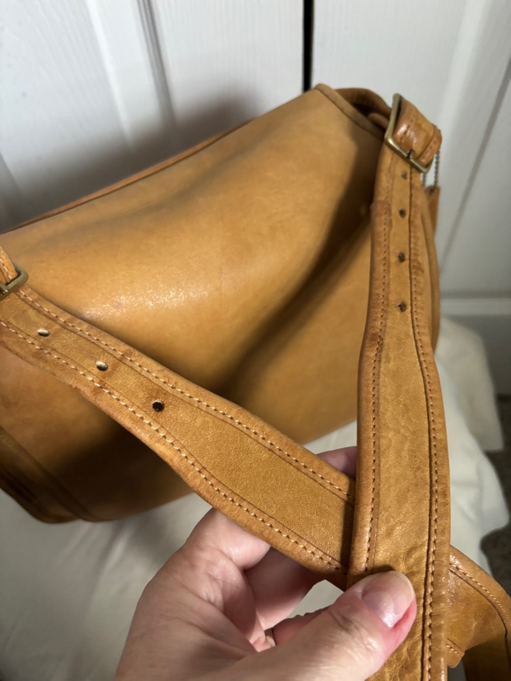 Vintage 1970’s Coach Classic Pouch, New York City! - Picture 11 of 16